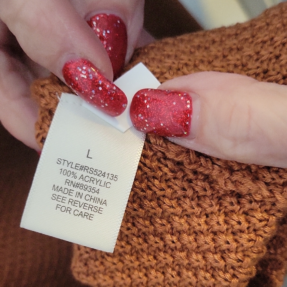 Brown Halter Knit Dress - Picture 10 of 10